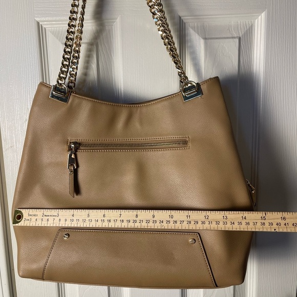 INC International Concepts Camel Trippi Chain Tote - Picture 12 of 13